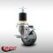 Service Caster 3'' SS Gray Poly Swivel 1-7/8'' Expanding Stem Caster with Brake SCC-SSEX20S314-PPUB-TLB-178 - alternate 4